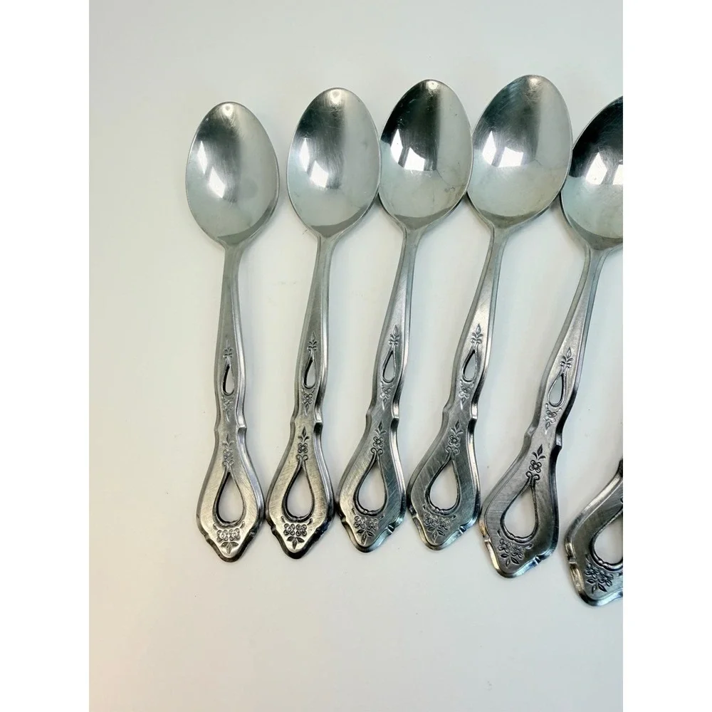 Stanley Roberts Autumn Ballad Stainless Lot 8 Soup Spoons Replacements Crafting